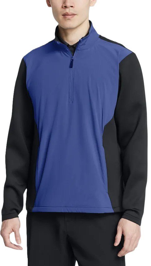 Under Armour Drive Pro Storm Hybrid 1/2-Zip men's sweatshirt, blue