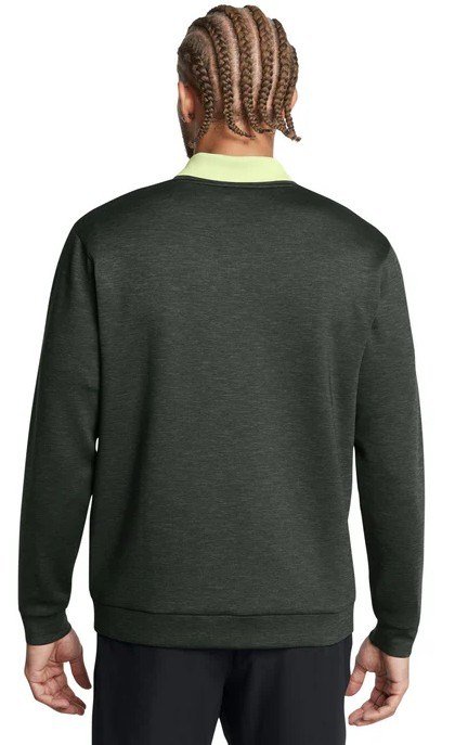 Under Armour Drive Midlayer Crew men's sweatshirt, forest green