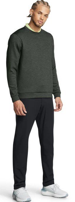 Under Armour Drive Midlayer Crew men's sweatshirt, forest green