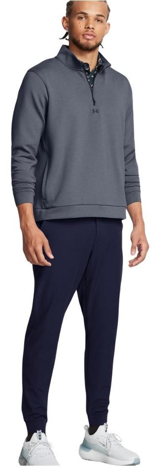 Under Armour Drive men's pullover, downpour gray/gravel/black
