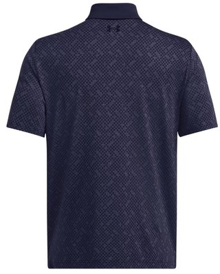 Under Armour Playoff 3.0 Check Jacquard men's polo, midnight navy