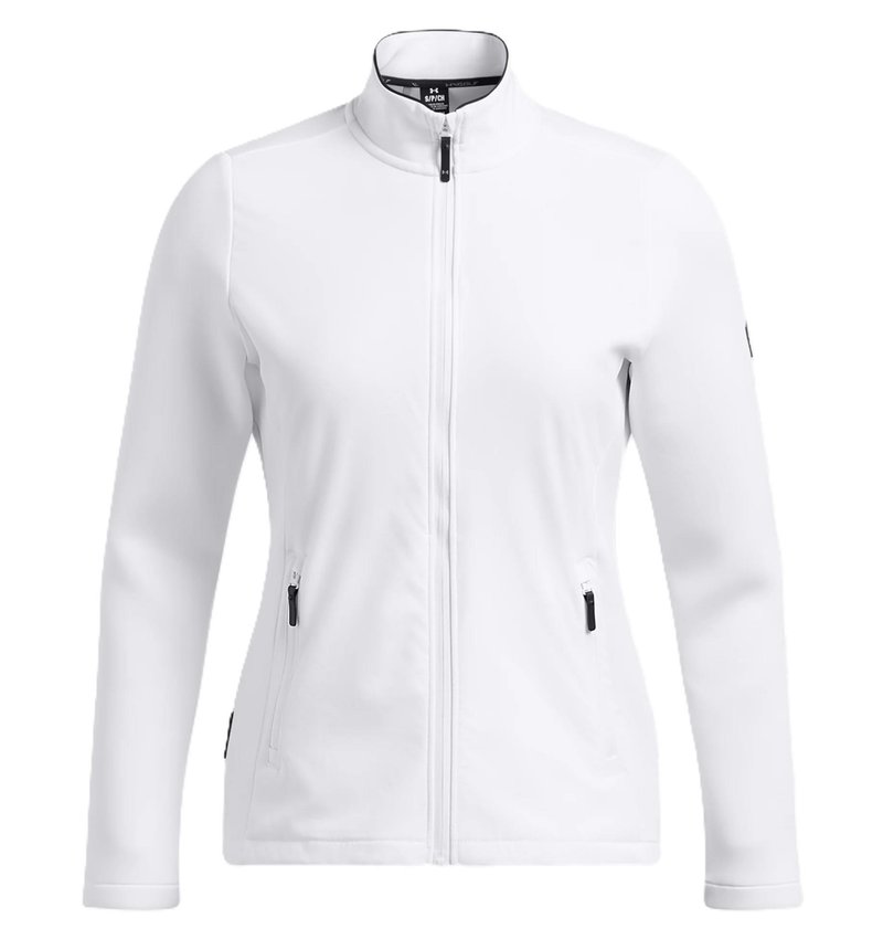 Under Armour Drive Pro Storm Hybrid full zip women's jacket, white