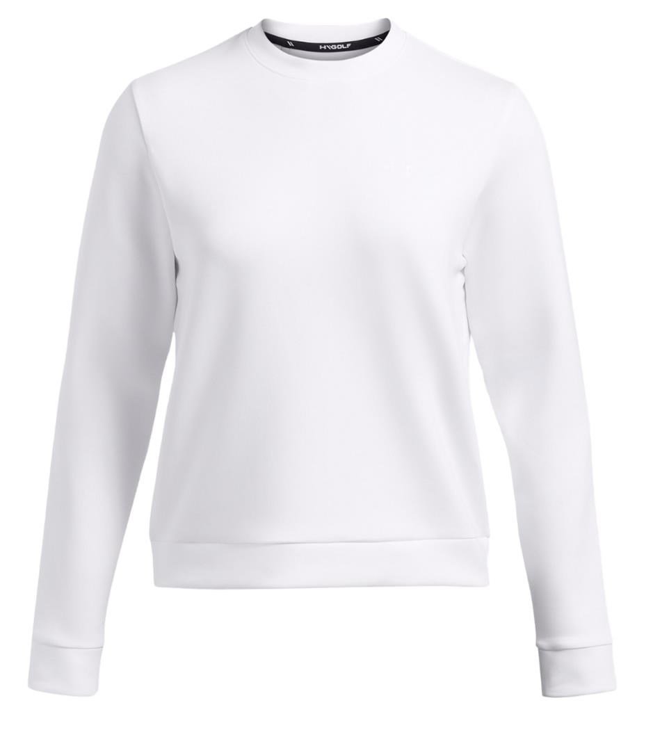 Under Armour Drive Midlayer Crew women's sweatshirt, white