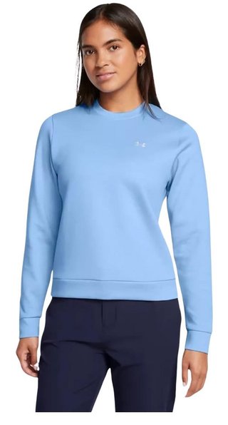 Under Armour Drive Midlayer Crew women's sweatshirt, nimbus blue