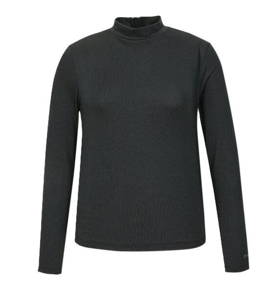 Under Armour Drive Long Sleeve Mock women's t-shirt, black
