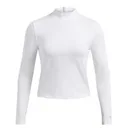 Under Armour Drive Long Sleeve Mock women's t-shirt, white
