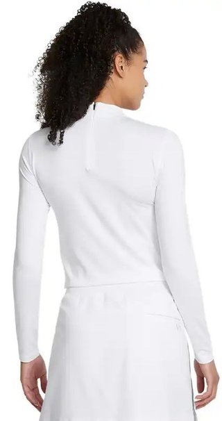 Under Armour Drive Long Sleeve Mock women's t-shirt, white