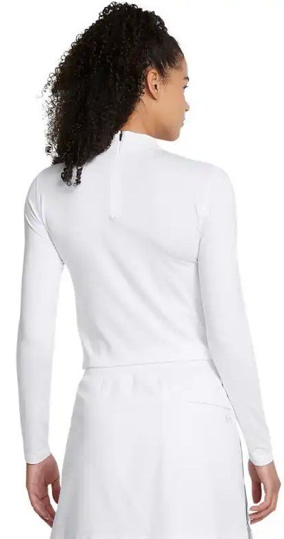 Under Armour Drive Long Sleeve Mock women's t-shirt, white
