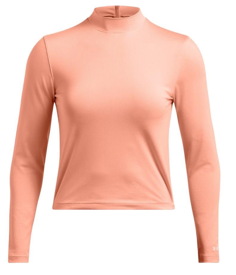 Under Armour Drive Long Sleeve Mock women's t-shirt, flare orange