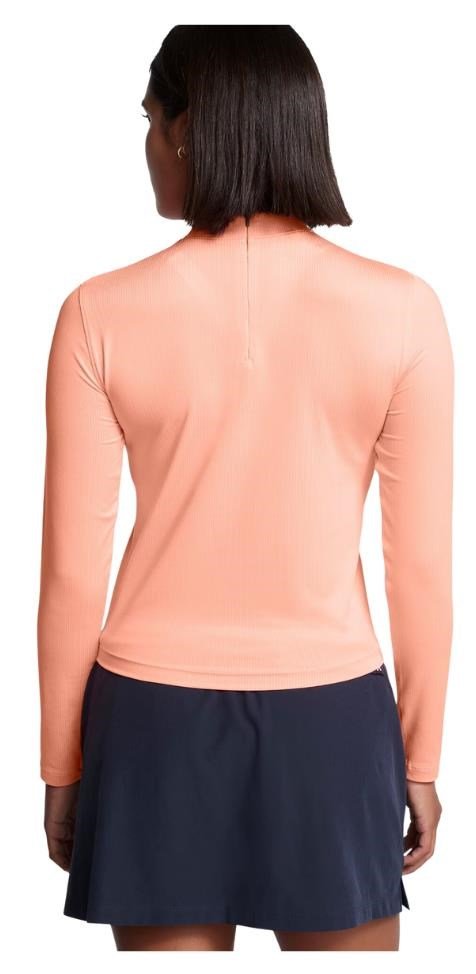 Under Armour Drive Long Sleeve Mock women's t-shirt, flare orange