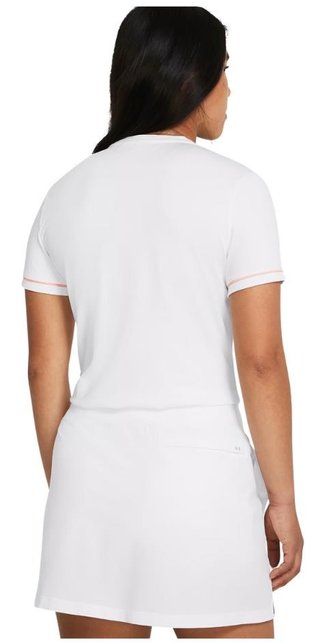Under Armour Playoff 3.0 Novelty women's polo, white/flarer orange