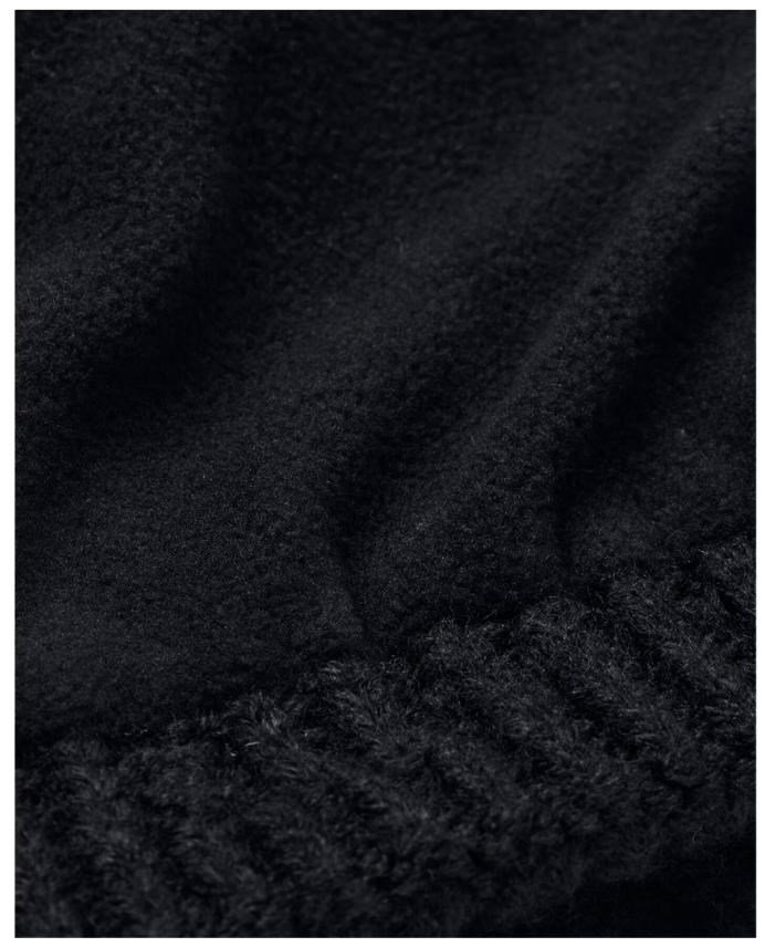Under Armour Halftime Cable Knit ladies beanie, black