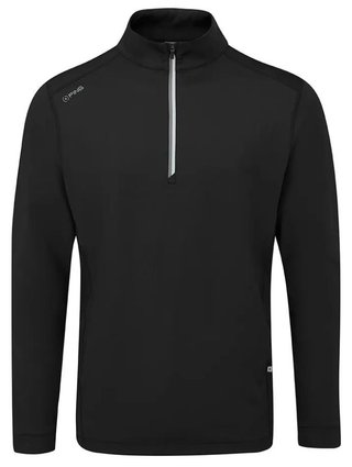 PING Latham Half Zip men's midlayer, black