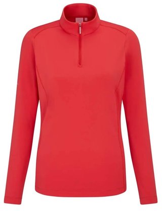 PING Aveline Half Zip women's sweater, cayenne