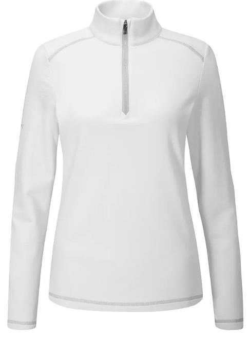 PING Sonya Fleece women's sweatshirt, white