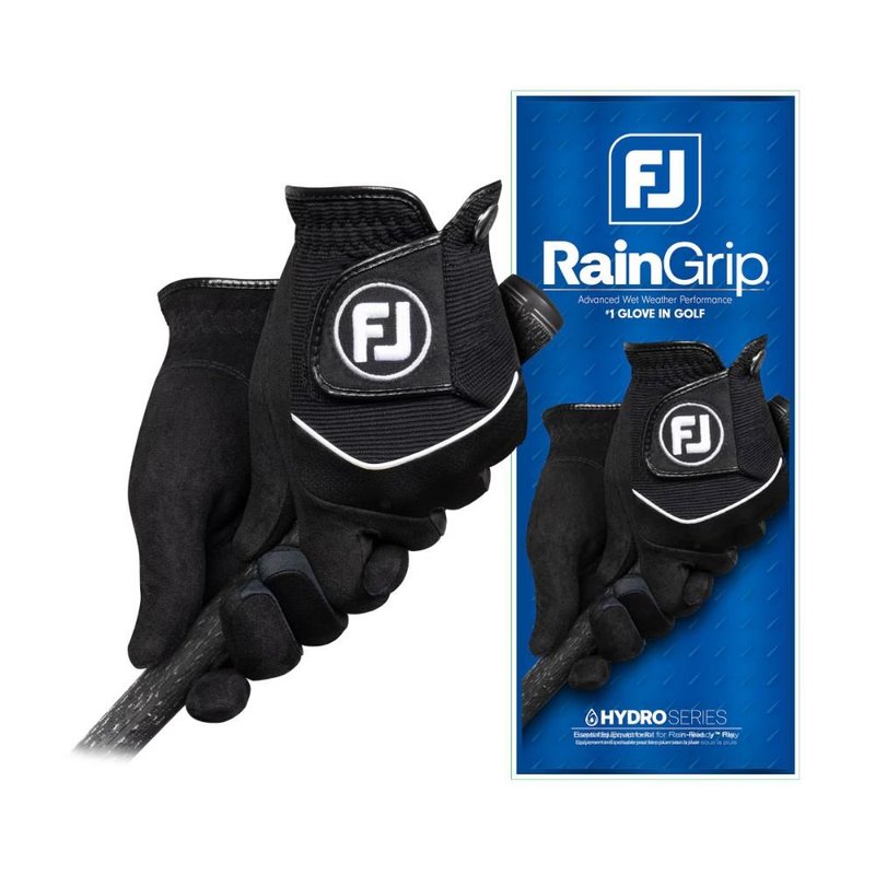 Footjoy RainGrip 24 mens golf gloves, black