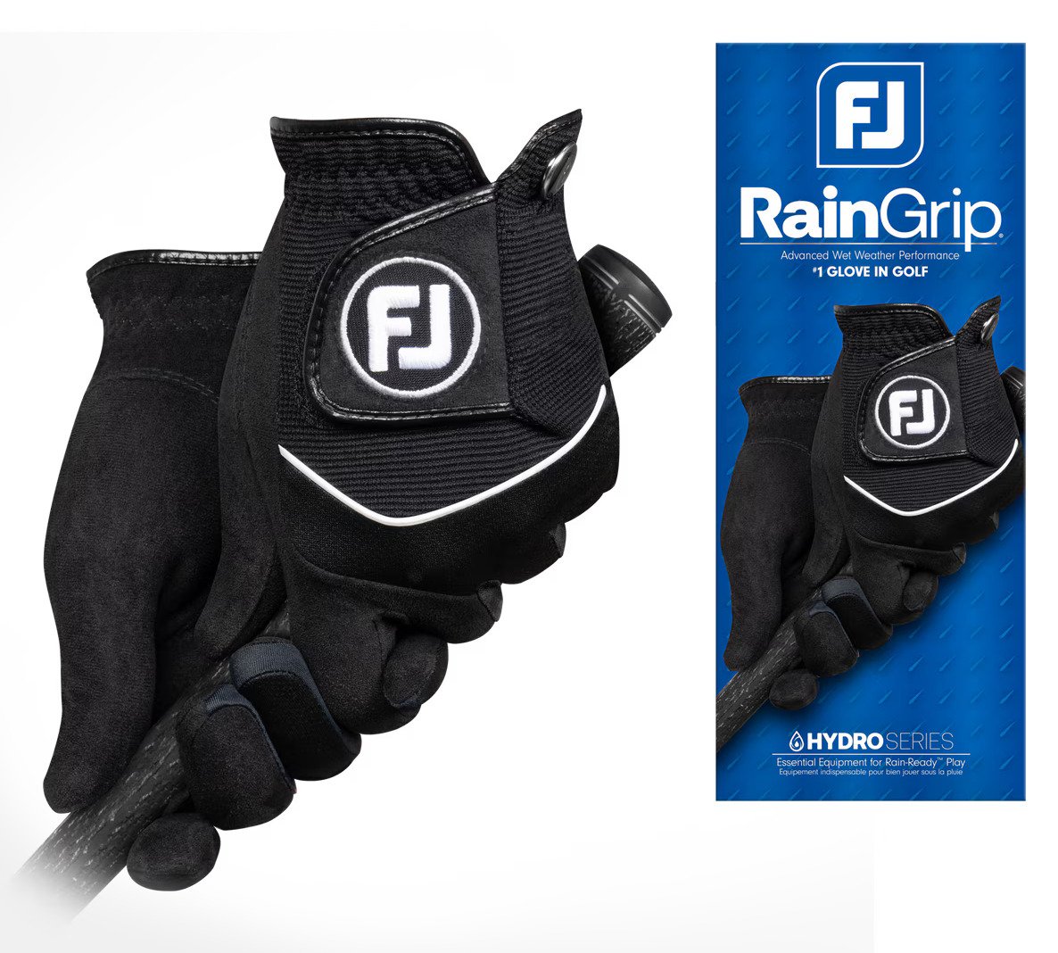 FootJoy RainGrip dámská rukavice (1 pár), černá