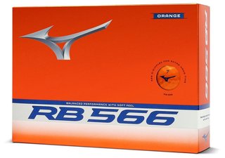 Mizuno RB 566 golf balls, orange