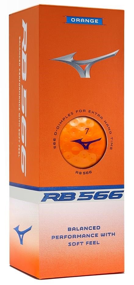 Mizuno RB 566 golf balls, orange