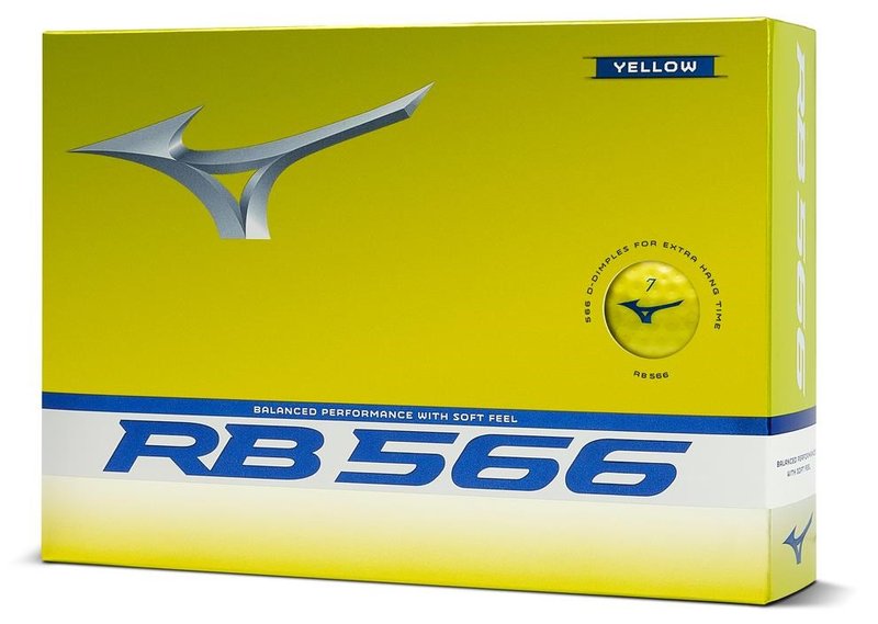 Mizuno RB 566 golf balls, yellow