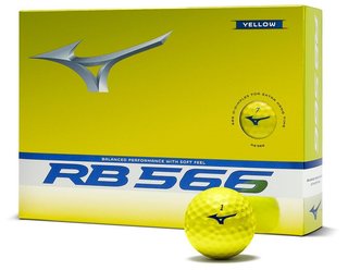 Mizuno RB 566 golf balls, yellow