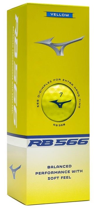 Mizuno RB 566 golf balls, yellow