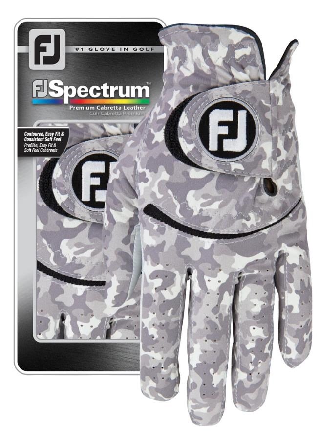 Footjoy Spectrum mens golf glove, camo grey
