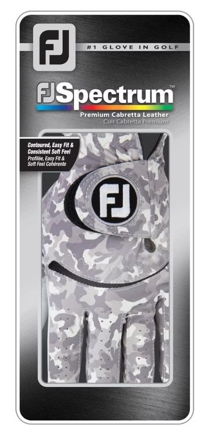 Footjoy Spectrum mens golf glove, camo grey