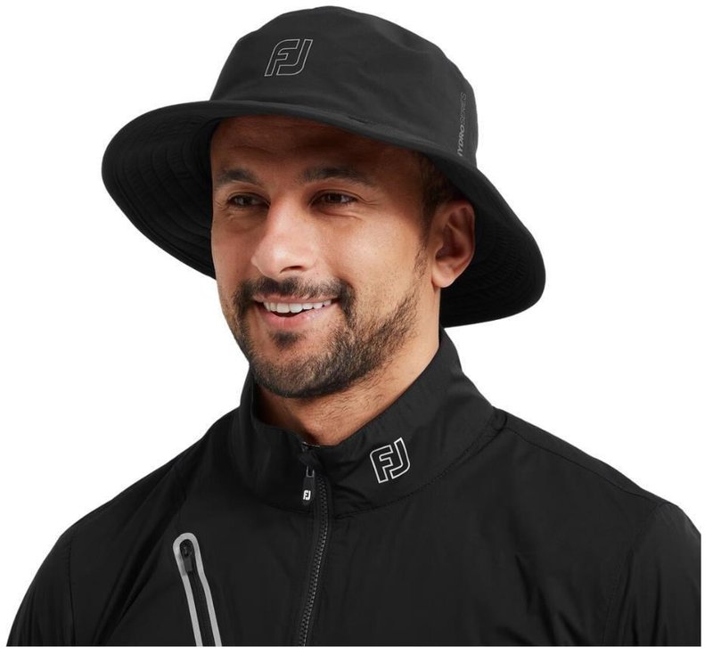 FootJoy HydroSeries bucket hat, black