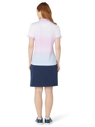 Callaway Chev Gradient Short Sleeve women's polo, brilliant white