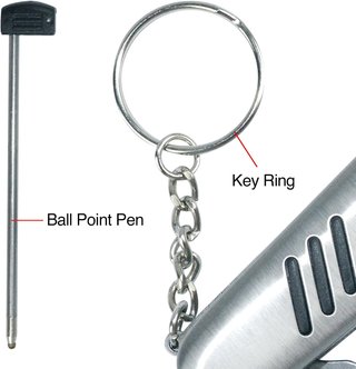 PGA Tour Multi-Tool Outil Polyvalent divot tool, silver