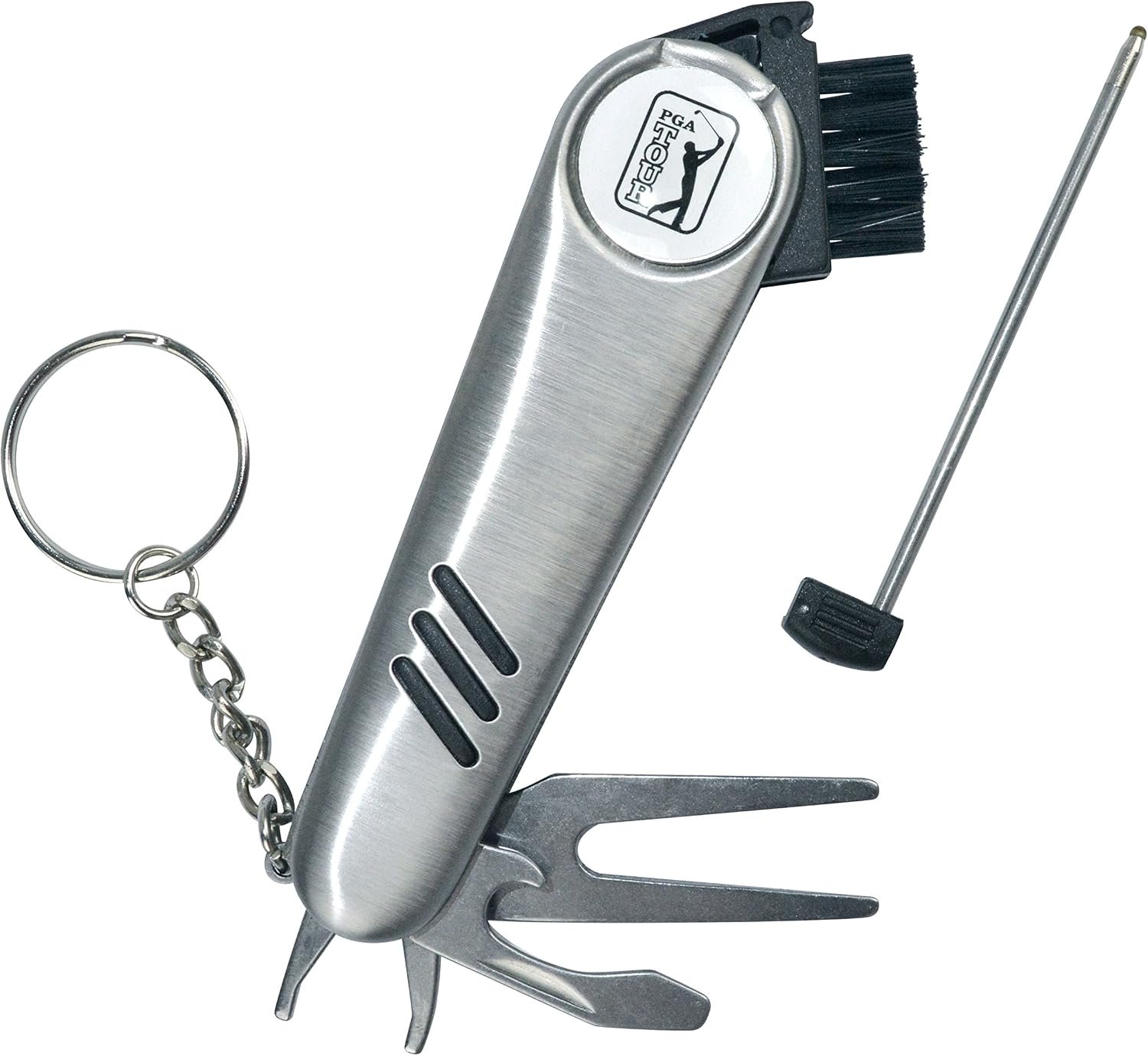 PGA Tour Multi-Tool Outil Polyvalent divot tool, silver