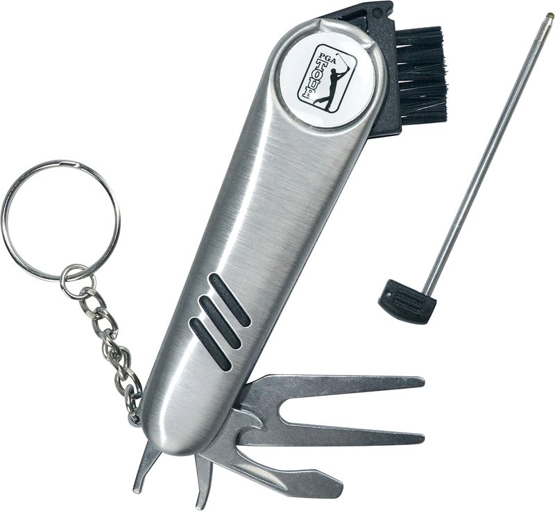 PGA Tour Multi-Tool Outil Polyvalent divot tool, silver