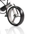 JuStar Front Wheel for JuStar Silver electric trolley, titanium rim, black tyre