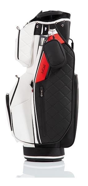 JuCad First Class cart bag, black-red