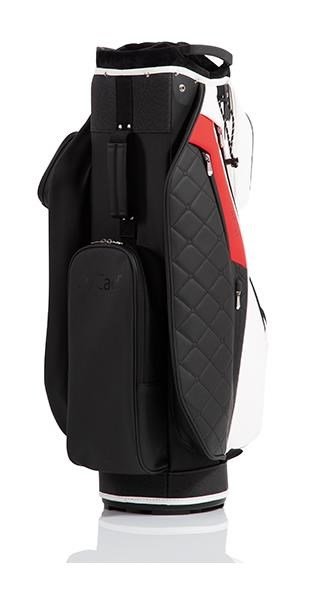 JuCad First Class cart bag, black-red