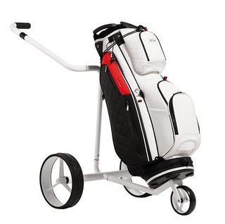 JuCad First Class cart bag, black-red