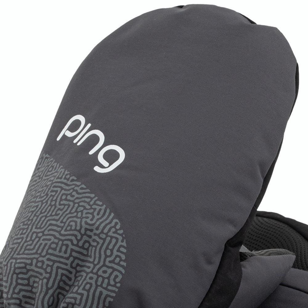 PING Golf Ping Cart Mittens 241 ladies winter gloves, black