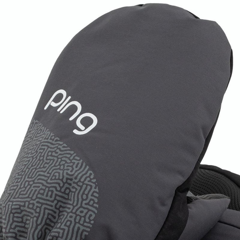 PING Golf Ping Cart Mittens 241 ladies winter gloves, black