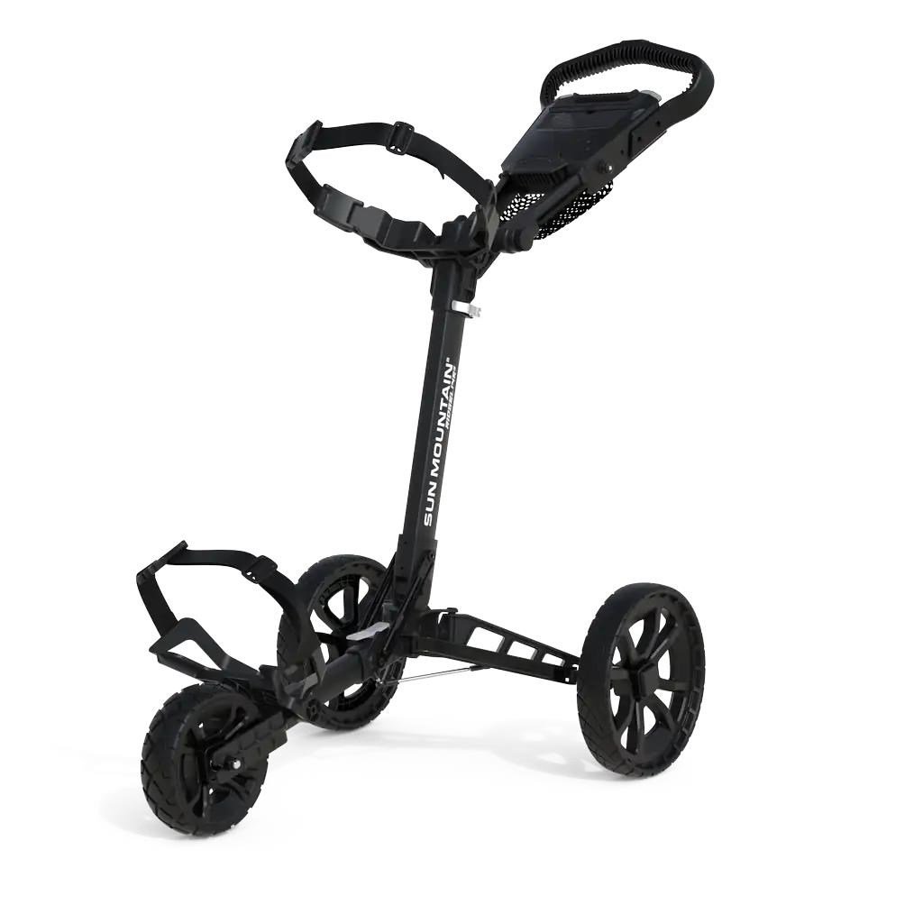 Sun Mountain Ridgeline 3 manual golf trolley, black