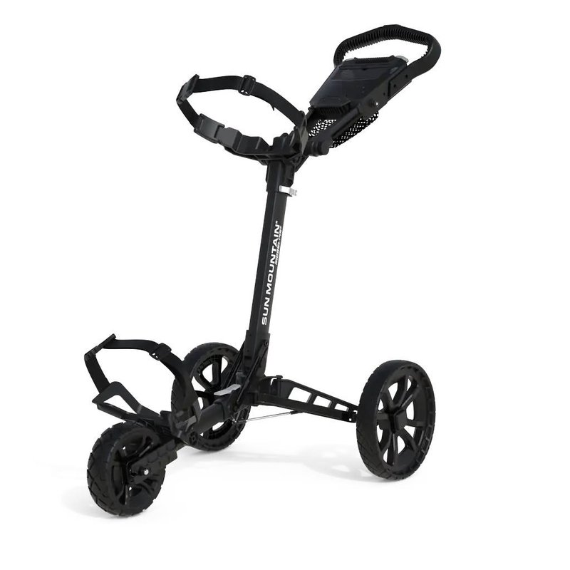 Sun Mountain Ridgeline 3 manual golf trolley, black