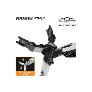 Sun Mountain Ridgeline 3 manual golf trolley, pink