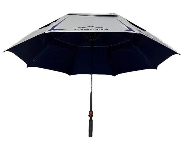 Sun Mountain H2NO Chrome UV 68" Umbrella, navy