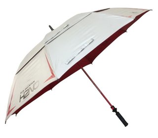Sun Mountain H2NO Chrome UV 68" Umbrella, red