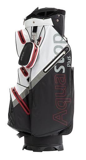 JuCad Aquastop Plus Facelift cart bag, black/white/red