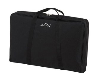 JuCad Carbon Verde Black manual trolley, special edition + carry bag JTT, carbon