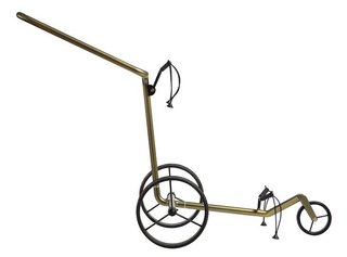 JuCad Carbon Verde Black manual trolley, special edition + carry bag JTT, carbon
