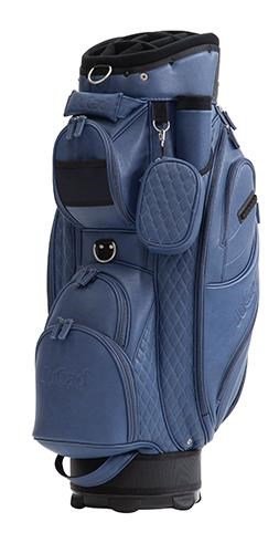 JuCad Style cart bag, dark blue/leather optic