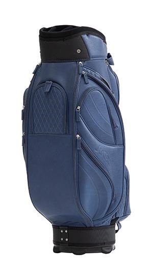 JuCad Style cart bag, dark blue/leather optic
