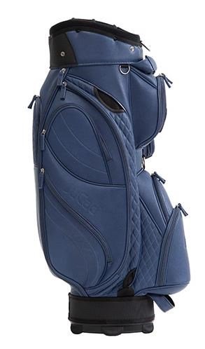 JuCad Style cart bag, dark blue/leather optic
